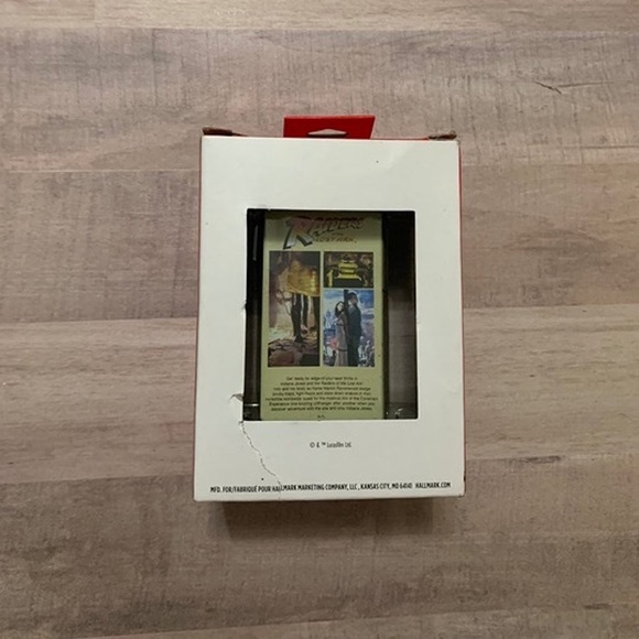 Hallmark Indiana Jones Movie Retro Video Cassette Case Plastic Ornament - Picture 3 of 3